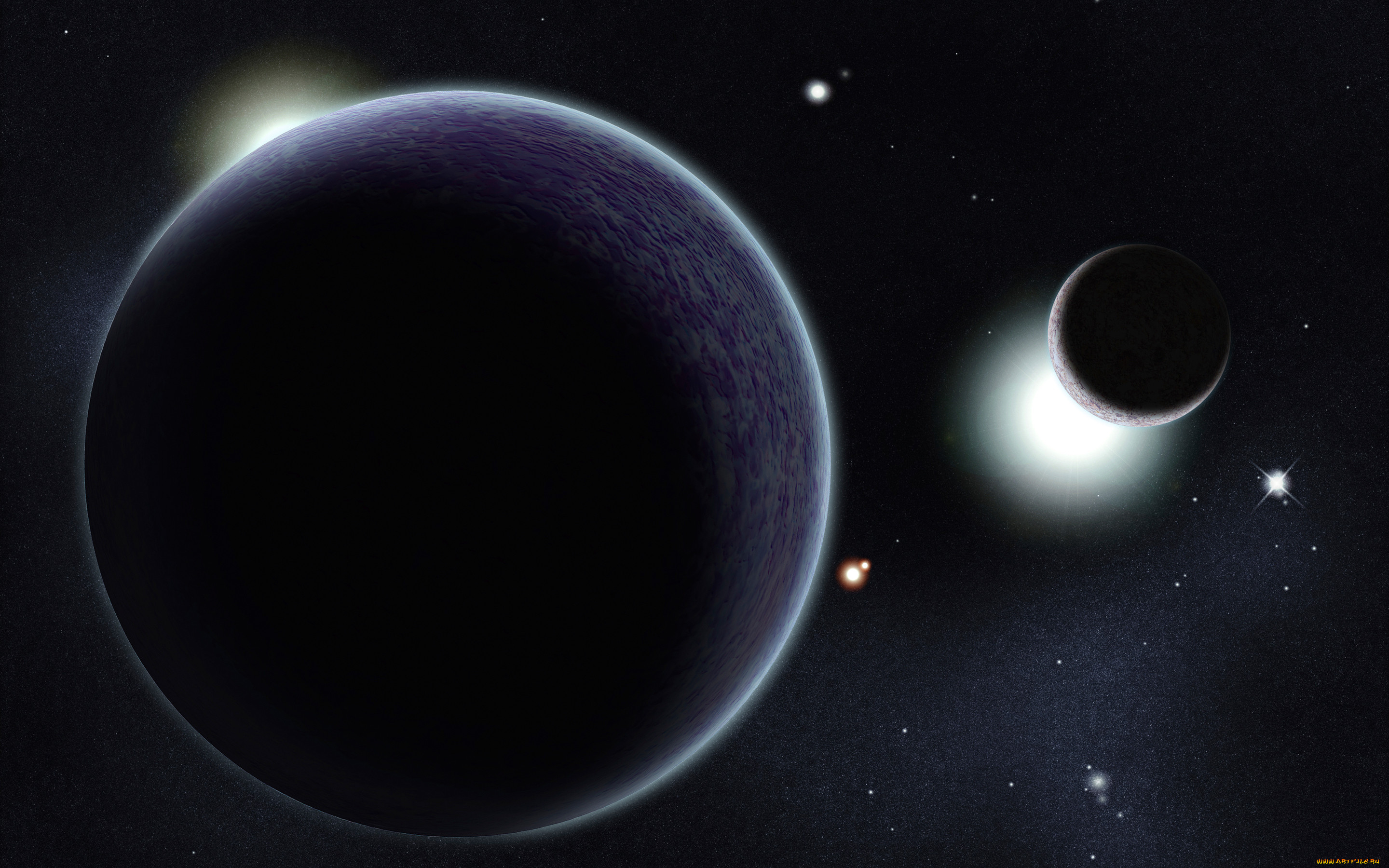 , , light, darkness, sci, fi, planet, stars, shadow